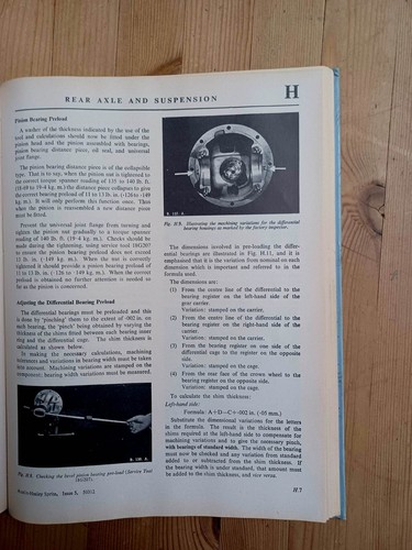 Austin Healey Sprite (MK 1) Original Workshop Manual (Hardback) - Picture 5 of 6