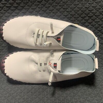 OY Brand Handmade Soft White Faux Leather Shoes US10.5 OY Brand Handmade Soft White Faux Leather Shoes US10.5