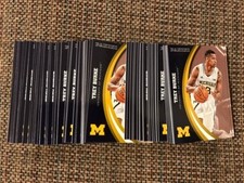 Lot (68) TREY BURKE Knicks 2015 Panini Collegiate MICHIGAN Wolverines Card #41