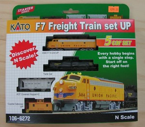 kato f7 freight train set