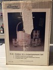 Vintage Ice Bucket w/Rocks Glasses in Classic Antique Car Motif & Original Box — photo 10