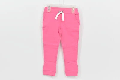 Baby Girl's Carters 2 Pack Terry Joggers, Pink / Navy, 5T