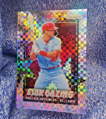 Paul Goldschmidt - #47/75 - POWER PLAID PRIZM - 2020 Panini Prizm Baseball- SG-7