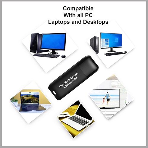 Bootable USB Drive Installer for Windows 7, 8, 10, 11, Linux, Ubuntu, Kali - Picture 2 of 12