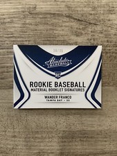 2022 Absolute Wander Franco Rookie Baseball Material Booklet Signatures Pink /35