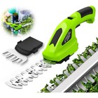Rechargeable Cordless Electric Hedge Trimmers 2 in-1 Handheld Grass Shear