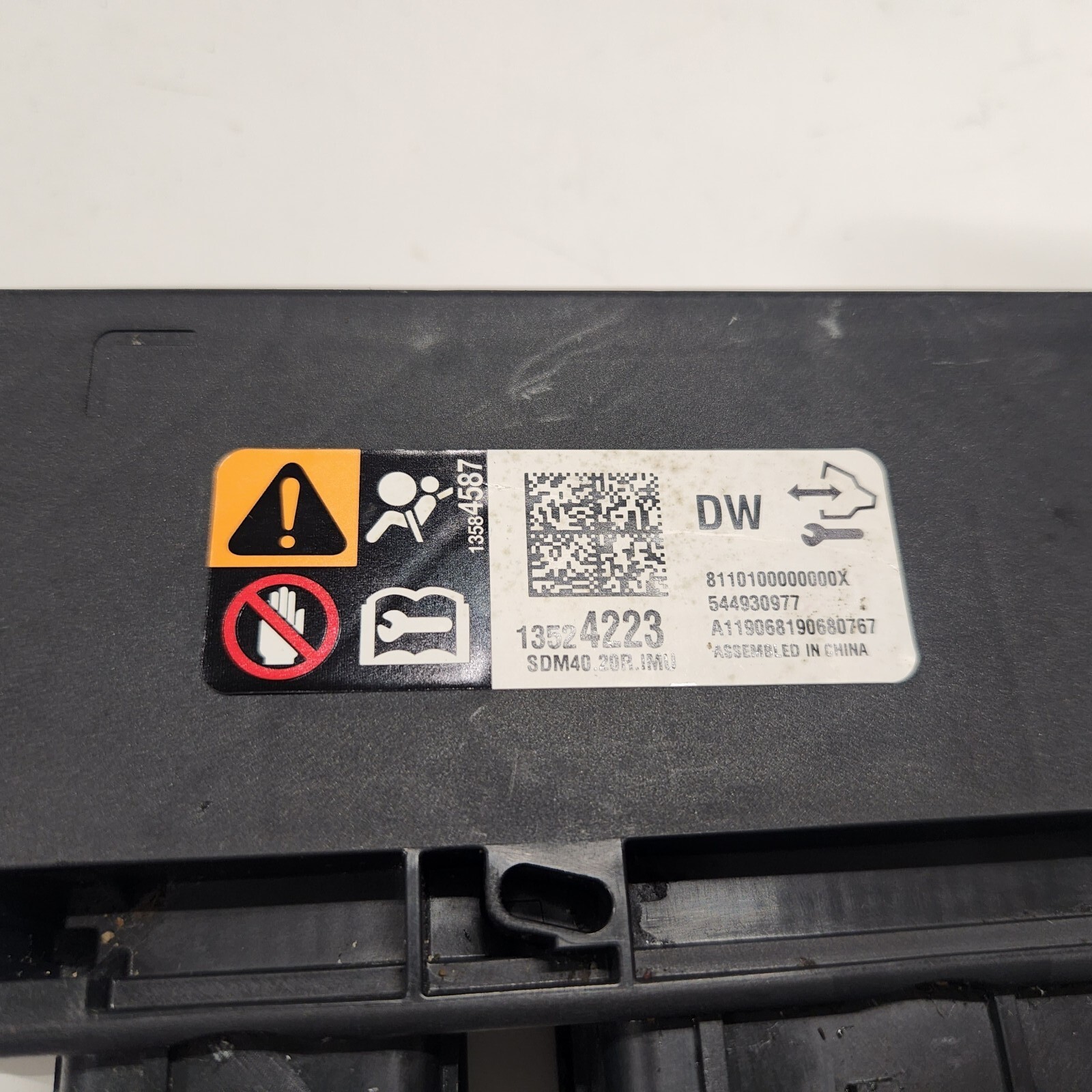 2019 Chevrolet Traverse Airbag SRS SDM Sensing Diagnostic Module 