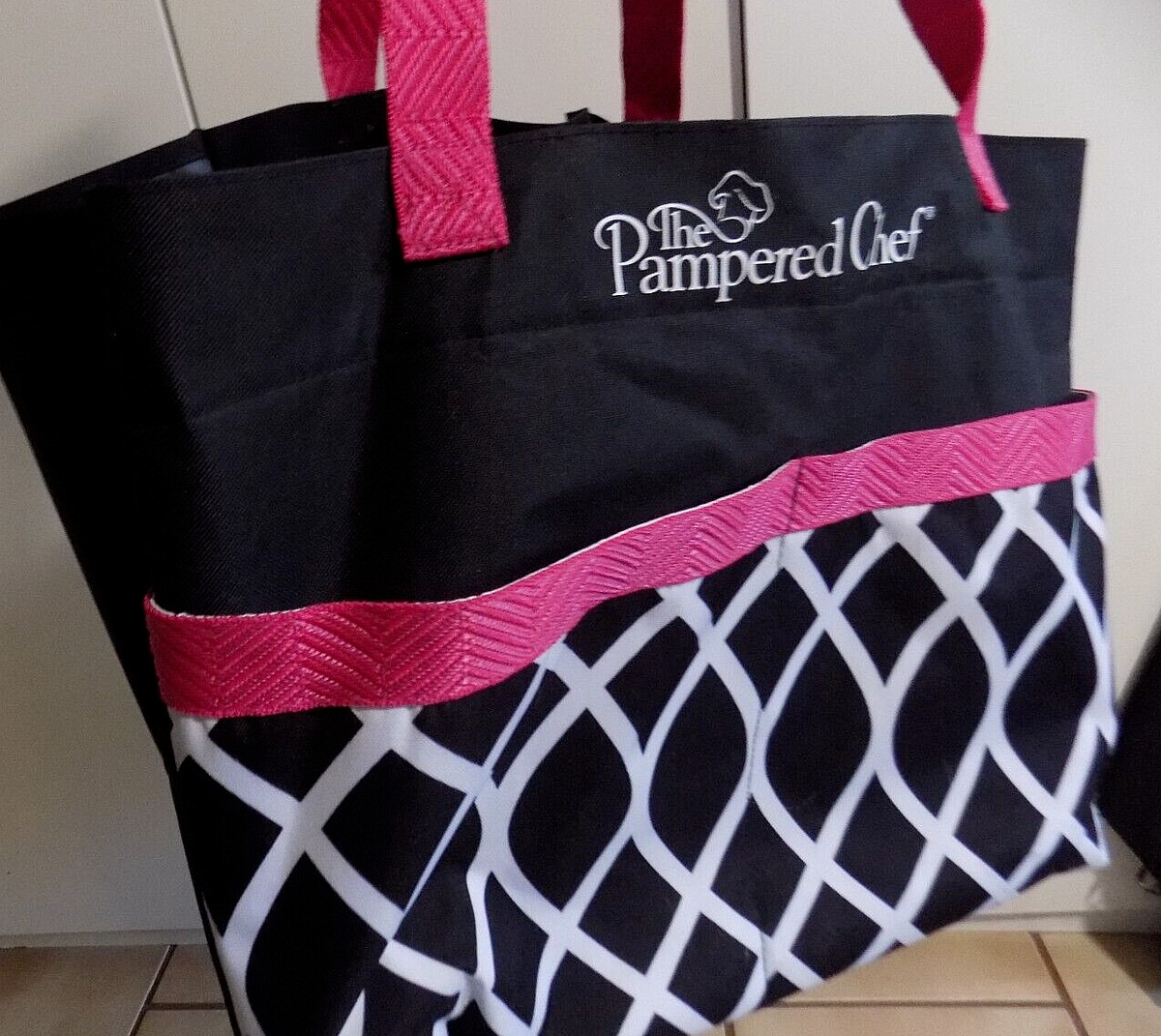Pampered Chef Heavy Duty XL Consultant Tote Bag ~ Divided