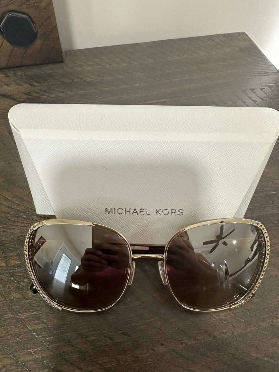 Michael Kors used women’s sunglasses MICHAEL KORS MKS531 315 Black Plastic Rectangular Wrap  main image 3