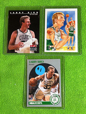 LARRY BIRD CELTICS HOF 1990 NBA HOOPS#39, #356 TEAM CHECKLIST/ '92 SKYBOX #14USA