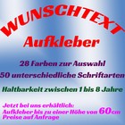Wunschtext Aufkleber 20cm Sticker Qualitätsfolie Schriftzug Auto