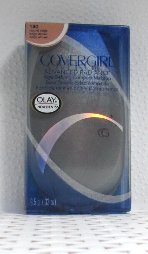2 Covergirl Advanced Radiance Age Defying Compact Makeup # 140 Natural Beige - Image 2 of 2