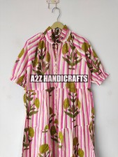 New Print Cotton Dresses,Handblock Dresses,Block Print Dresses,Long Floral Dress