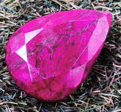 618Ct EGL Natural African Pigeon Blood Red Ruby Rare Pear Cut Loose Gemstone AKM - Picture 7 of 10