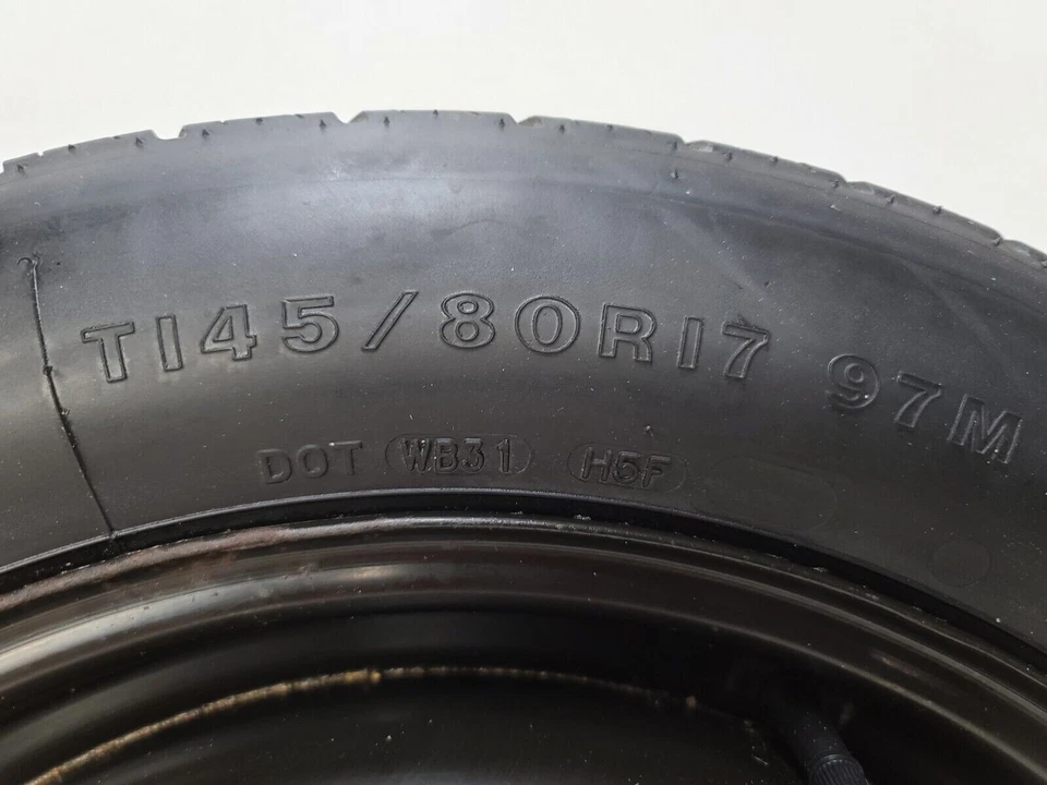 Neumático de repuesto con kit Jack 17" para Dodge Grand Caravan Compact Donut 2008-2020. Foto 4 de 4