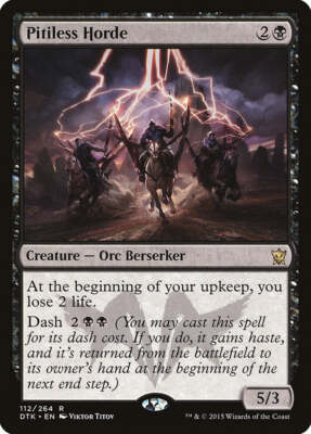 Pitiless Horde [Dragons of Tarkir] Magic MTG
