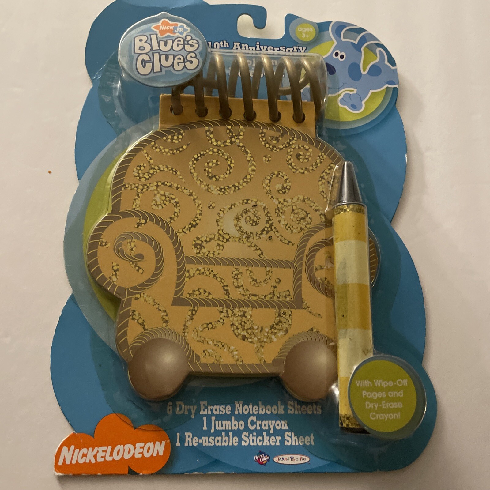 Blue's Clues 10th Anniversary Handy Dandy Gold Notebook! BA | eBay