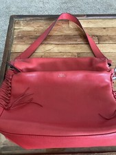 Vince Camuto Red Handbag Leather