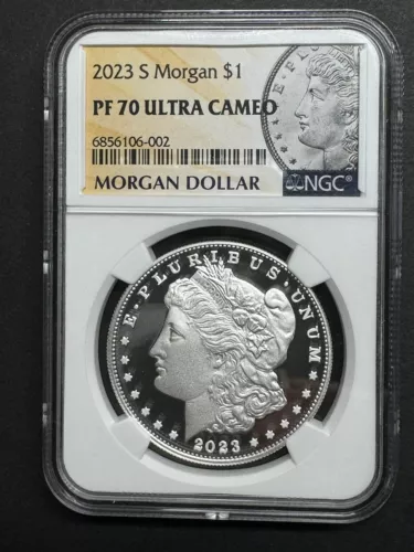 2023 S Morgan Silver Dollar NGC PF 70 Ultra Cameo