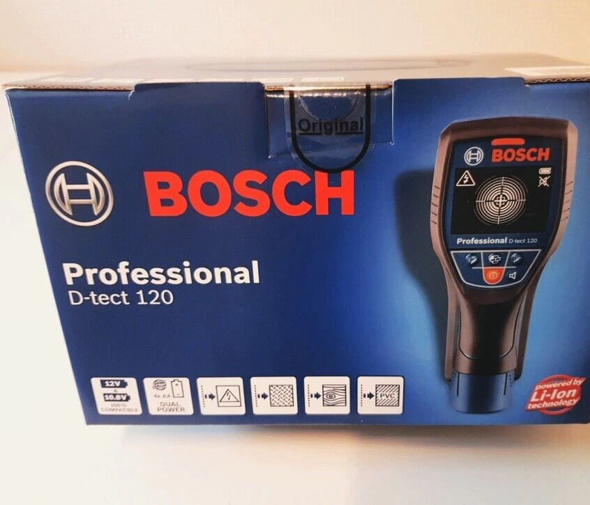 BOSCH Professional D-tect 120 Wand-Bodenscanner Flächendetektor - Bild 2 von 3