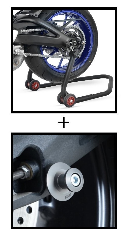 R&G Paddock Stand Bobbin Elevation Titanium (M10) KTM 660 SMC 2003 - 2006