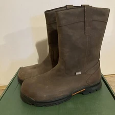 Danner Crafter Wellington Boots Mens Size 9.5 EE Brown 11” Waterproof 12455 New