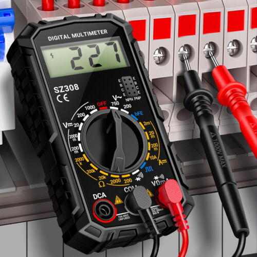 Digital Multimeter Messgerät LCD Strommesser Strom AC DC Voltmeter Amperemeter - Bild 5 von 17