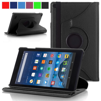 360°Amazon Kindle Fire 7 (9.Gen-2019 / 7.Gen-2017) 7.0'' Schutz Hülle Case -N