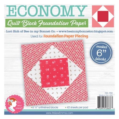 6" Economy Foundation Papier, Block enthält 42 Blatt It's Sew Emma - Bild 1 von 1