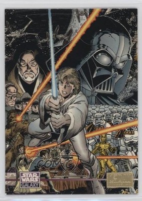 1995 Star Wars Galaxy Series 3 1st Day Production The Comics Strike Back 14tz