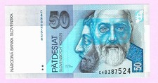 Slovakia 50 Korun [Pick  P-21b] 1995 UNC (TK 19 408)