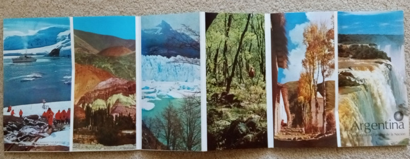 Argentina 1986 Tourist Map