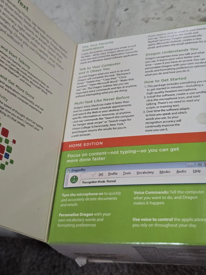 Dragon Naturally Speaking 11 en caja original Foto 2 de 4