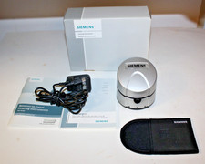 Siemens Pure 312-L Silver Digital Hearing Aids Pair With Charger Tested