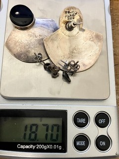 18 Grams 925 Sterling Silver Scrap Earrings Jewelry Lot