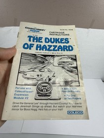 The Dukes Of Hazzard (Colecovision) Cartridge With Manual TESTED!