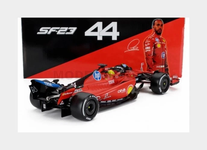 BURAGO 18-16812-H FERRARI - F1 SF-23 TEAM SCUDERIA FERRARI HP N 44 FIORANO 2025 - Immagine 2 di 2