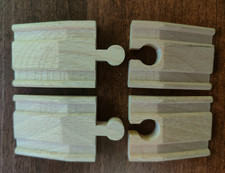 BRIO 33331 2x u 2x v Ramp Tracks Wooden Railway Train Set Parts accessories