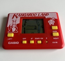 RARE VINTAGE 1986 CASIO CG-96 KANGAROO LAND ELECTRONIC HANDHELD LCD GAME Tested