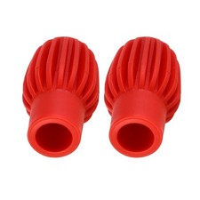2Pcs Soft Silicone Drum Stick Sleeve Caps Drumstick Protective Mute Cover wq