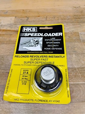 HKS 27-A Speed Loader 38/357 Mag Fits S&W Taurus FAST SAME DAY SHIPPING