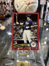 Topps 2011 Update Series Anthony Rizzo Red Rookie Card US55 San Diego Padres. rookie card picture