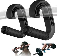 Neutral Grip Handles Pull Up Ergonomic Portable Hooks Barbell Row Deadlift