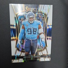 Panini Select 2025 Premier Level Prizm #125 Jeffery Simmons Tennessee Titans