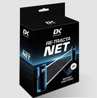 New DK DARIUS KNIGHT Re-tracta Instant Table Tennis Ping Pong Net RRP £13 