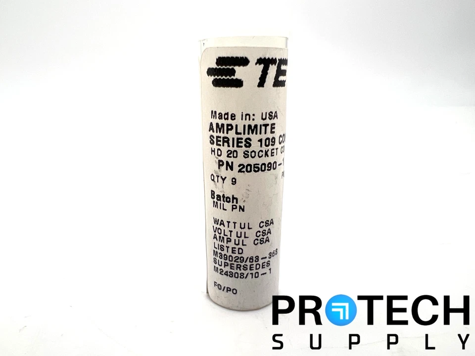 (Pack of 18) TE Connectivity 205090-1 Gold Socket NEW with WARRANTY - Image 2 of 4