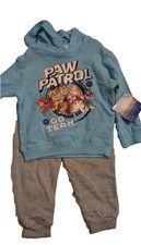 NEW Toddler Boys Nickelodeon Paw Patrol 2 PIECE SET HOODIE AND PANTS SIZE 2T