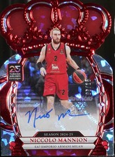 2024-25 Panini Crown Royale EuroLeague - Crown Autographs Crystal Red Basketb NM
