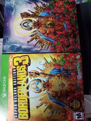 Borderlands 3 Super Deluxe Edition (Xbox One, 2019) CIB Steel Book/ VERY NICE