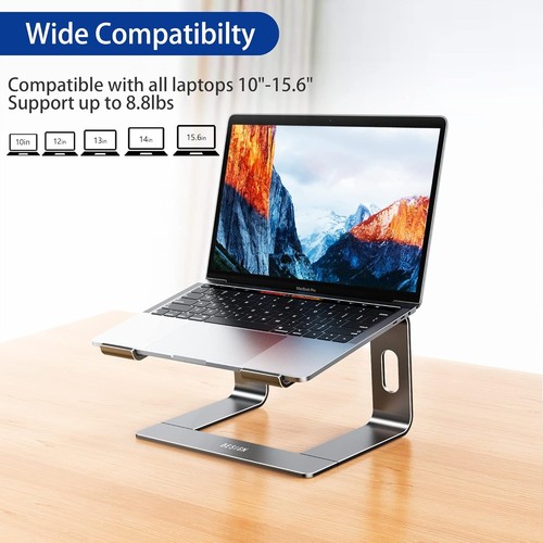 BESIGN LS03 Aluminum Laptop Stand, Ergonomic Detachable Computer C-Gray - Picture 3 of 9